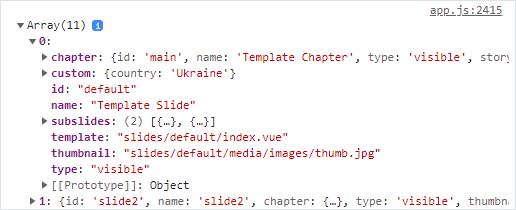 custom field response example